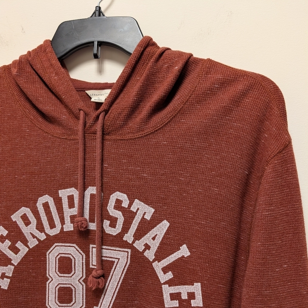 Aeropostale Athletic Dept Thermal Pullover Hoodie Men's XL - Picture 6 of 14